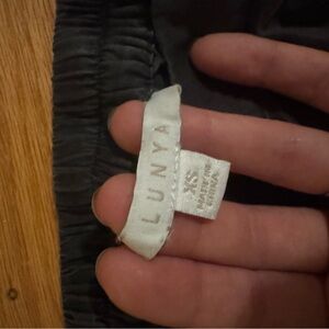 Lunya washable silk Charcoal Bottoms